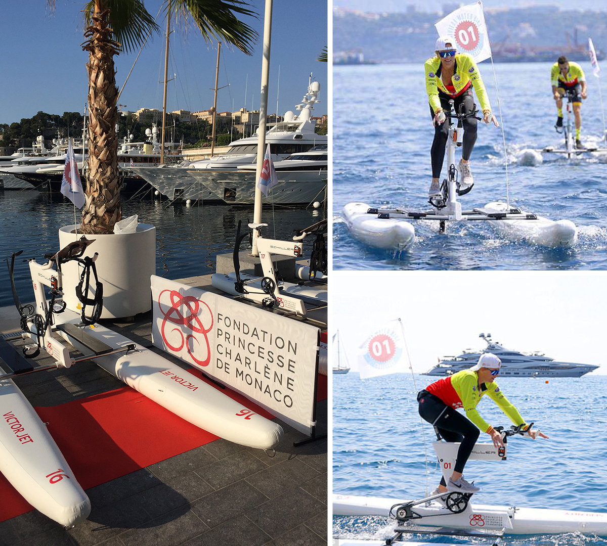 Victor Monaco Water Bike Challenge