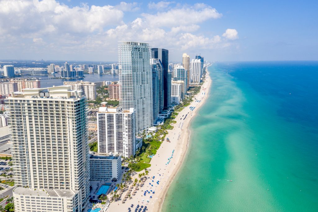 Miami coast